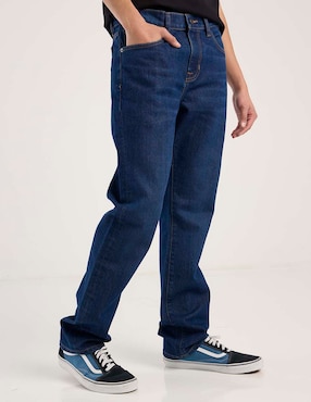 Jeans straight Aéropostale lavado whisker para hombre