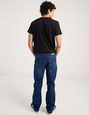 Jeans straight Aéropostale lavado whisker para hombre