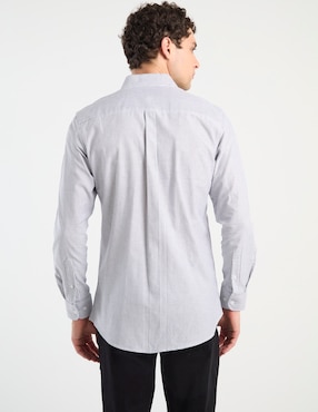 Camisa casual Aéropostale de algodón manga larga para hombre
