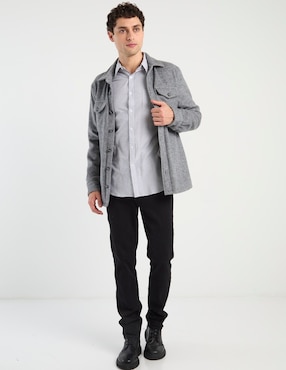 Camisa casual Aéropostale de algodón manga larga para hombre