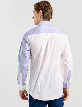 Camisa casual Aéropostale de algodón manga larga para hombre