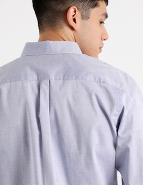 Camisa casual Aéropostale de algodón manga larga para hombre