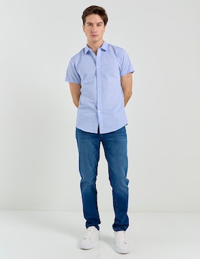 Camisa casual Aéropostale manga corta para hombre