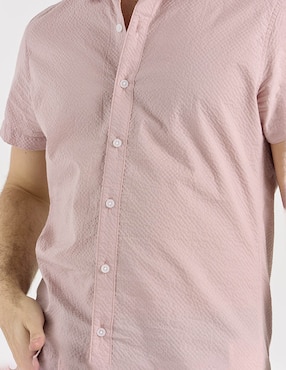 Camisa casual Aéropostale de algodón manga corta para hombre