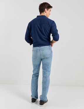 Jeans slim Aéropostale lavado claro para hombre