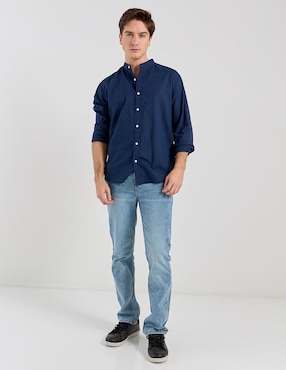 Jeans slim Aéropostale lavado claro para hombre