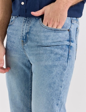 Jeans slim Aéropostale lavado claro para hombre