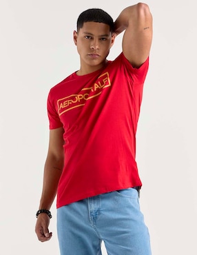 Playera Aéropostale cuello redondo para hombre
