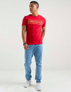 Playera Aéropostale cuello redondo para hombre
