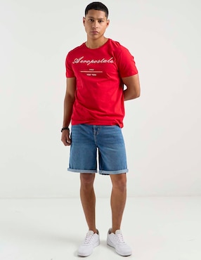Playera Aéropostale cuello redondo para hombre