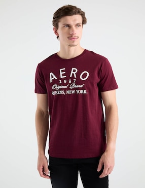 Playera Aéropostale cuello redondo para hombre