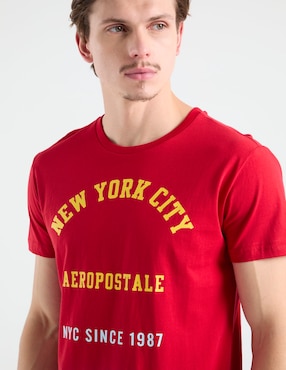 Playera Aéropostale cuello redondo para hombre