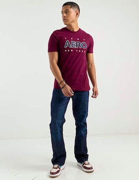 Jeans boot Aéropostale lavado medio para hombre