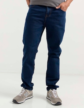 Jeans straight Aéropostale lavado obscuro para hombre