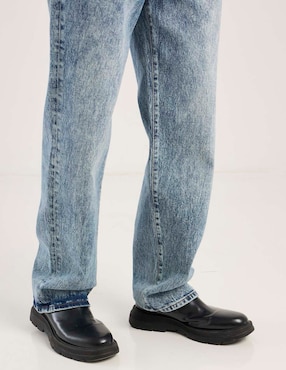 Jeans straight Aéropostale lavado acid wash para hombre