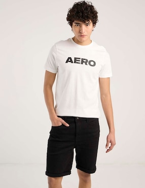 Short Aéropostale de mezclilla para hombre