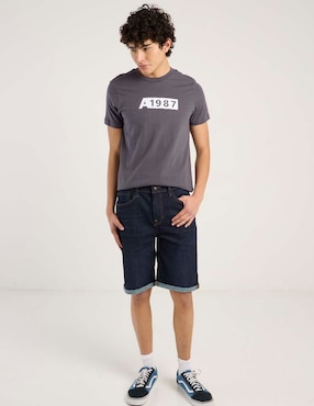 Short Aéropostale de mezclilla para hombre
