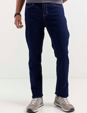 Jeans slim Aéropostale lavado obscuro para hombre