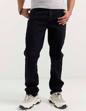 Jeans straight Aéropostale lavado obscuro para hombre