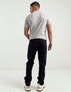 Jeans straight Aéropostale lavado obscuro para hombre