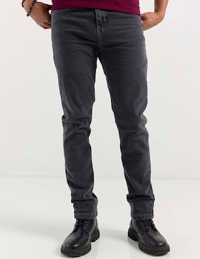 Jeans slim Aéropostale lavado stone wash para hombre