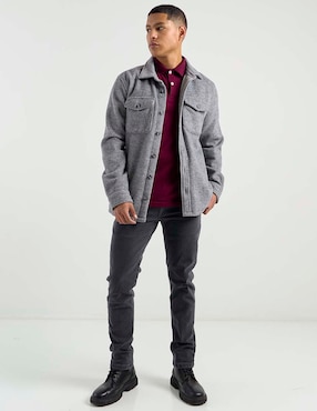 Jeans slim Aéropostale lavado stone wash para hombre