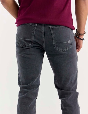 Jeans slim Aéropostale lavado stone wash para hombre