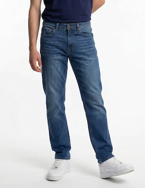 Jeans straight Aéropostale deslavado para hombre