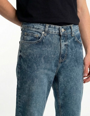 Jeans slim Aéropostale lavado bleach para hombre