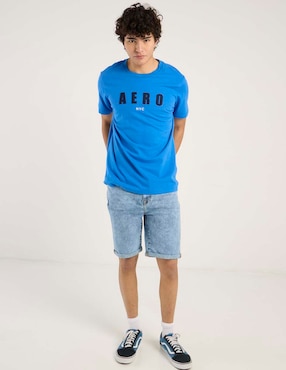 Short Aéropostale de mezclilla para hombre