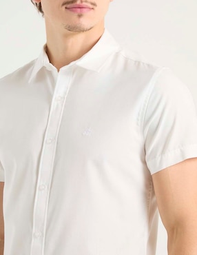 Camisa casual Aéropostale de algodón manga corta para hombre