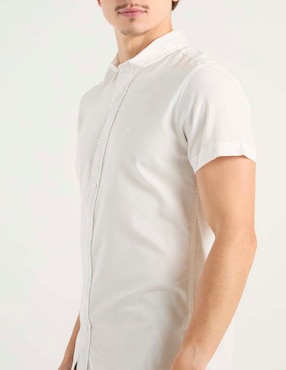Camisa casual Aéropostale de algodón manga corta para hombre