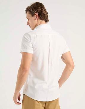 Camisa casual Aéropostale de algodón manga corta para hombre