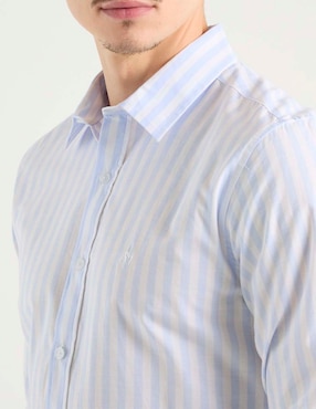 Camisa casual Aéropostale de algodón manga larga para hombre