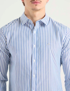 Camisa casual Aéropostale de algodón manga larga para hombre