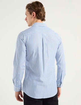 Camisa casual Aéropostale de algodón manga larga para hombre