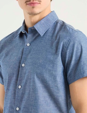 Camisa casual Aéropostale de algodón manga corta para hombre