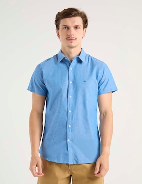 Camisa casual Aéropostale de algodón manga corta para hombre
