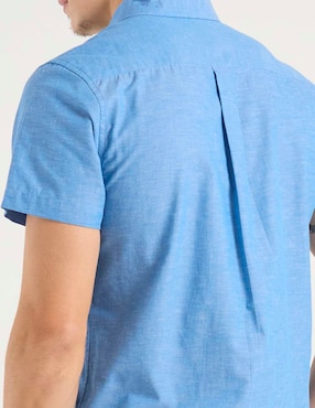 Camisa casual Aéropostale de algodón manga corta para hombre