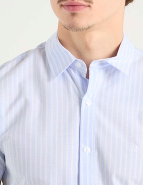 Camisa casual Aéropostale de algodón manga corta para hombre