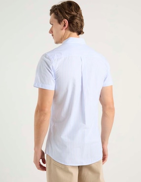 Camisa casual Aéropostale de algodón manga corta para hombre