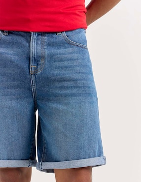 Bermuda Aéropostale de mezclilla para hombre