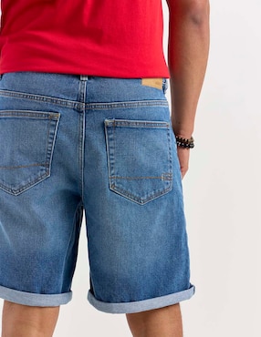 Bermuda Aéropostale de mezclilla para hombre