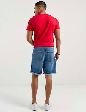 Bermuda Aéropostale de mezclilla para hombre