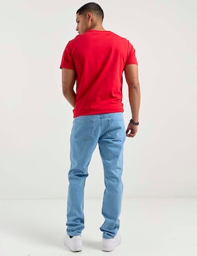 Jeans straight Aéropostale lavado claro para hombre