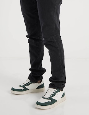 Jeans slim Aéropostale lavado obscuro para hombre
