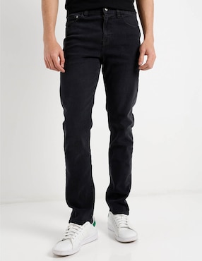 Jeans straight Aéropostale lavado obscuro para hombre
