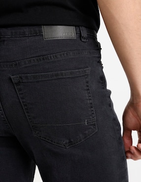 Jeans straight Aéropostale lavado obscuro para hombre