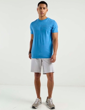 Bermuda Aéropostale de gabardina para hombre
