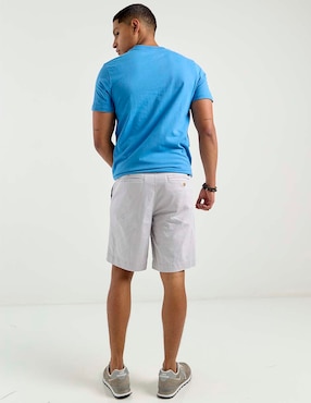 Bermuda Aéropostale de gabardina para hombre